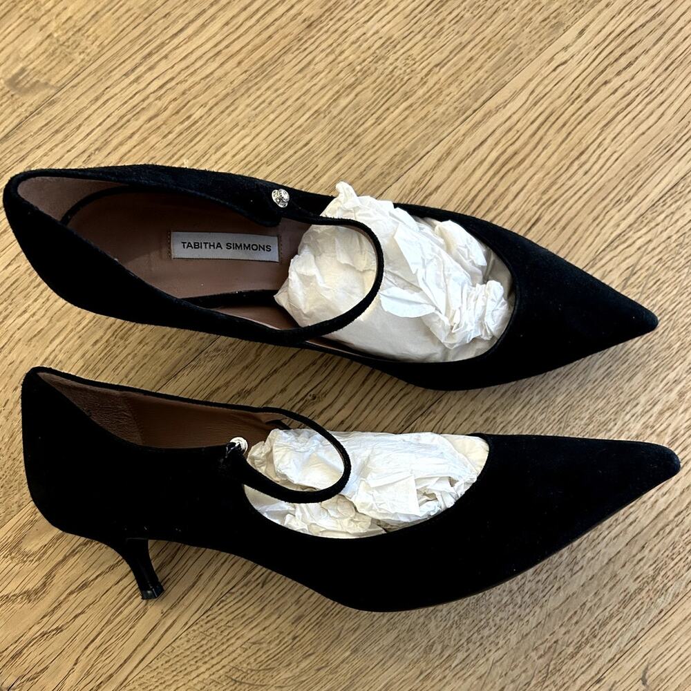 Suede Mary Jane Kitten Heels Tabitha Simmons